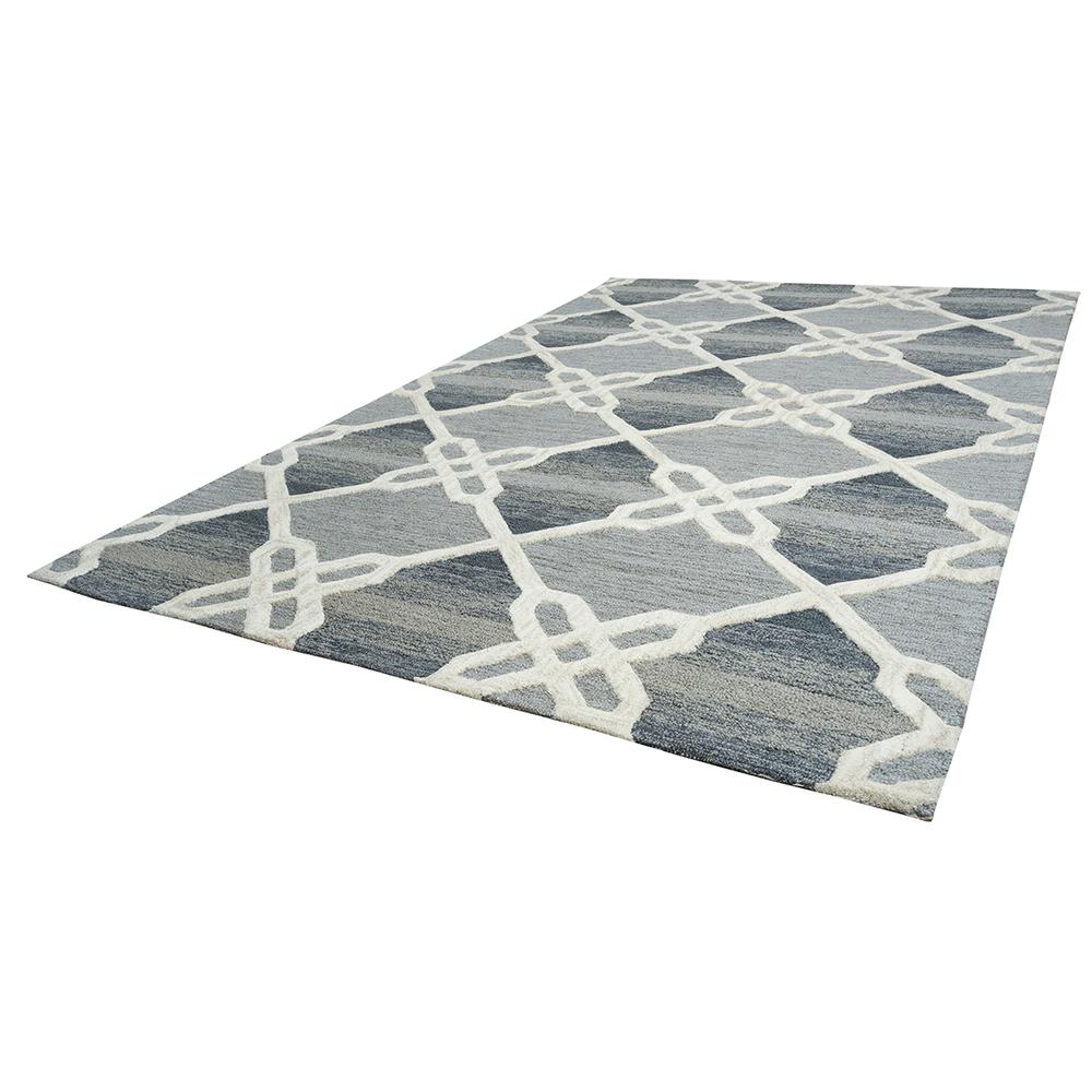 Berlin Blue 9' x 12' Hand-Tufted Rug- BN1010. Picture 8