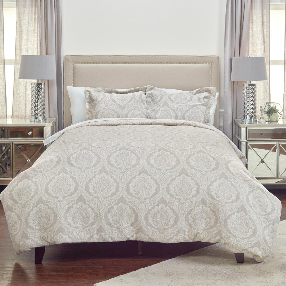 Rizzy Home 106" x 92" Duvet - BT3011. Picture 2