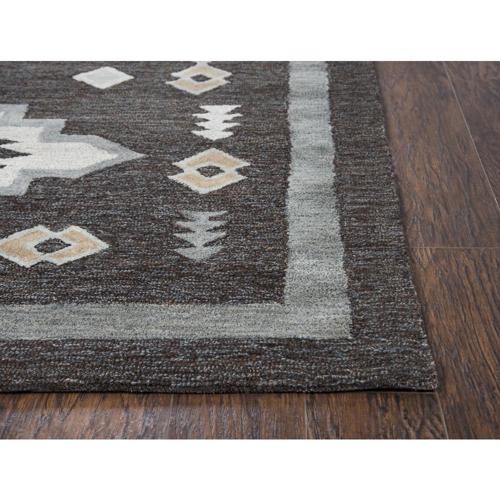 Durango Gray 10' x 13' Hand-Tufted Rug- DR1000. Picture 1