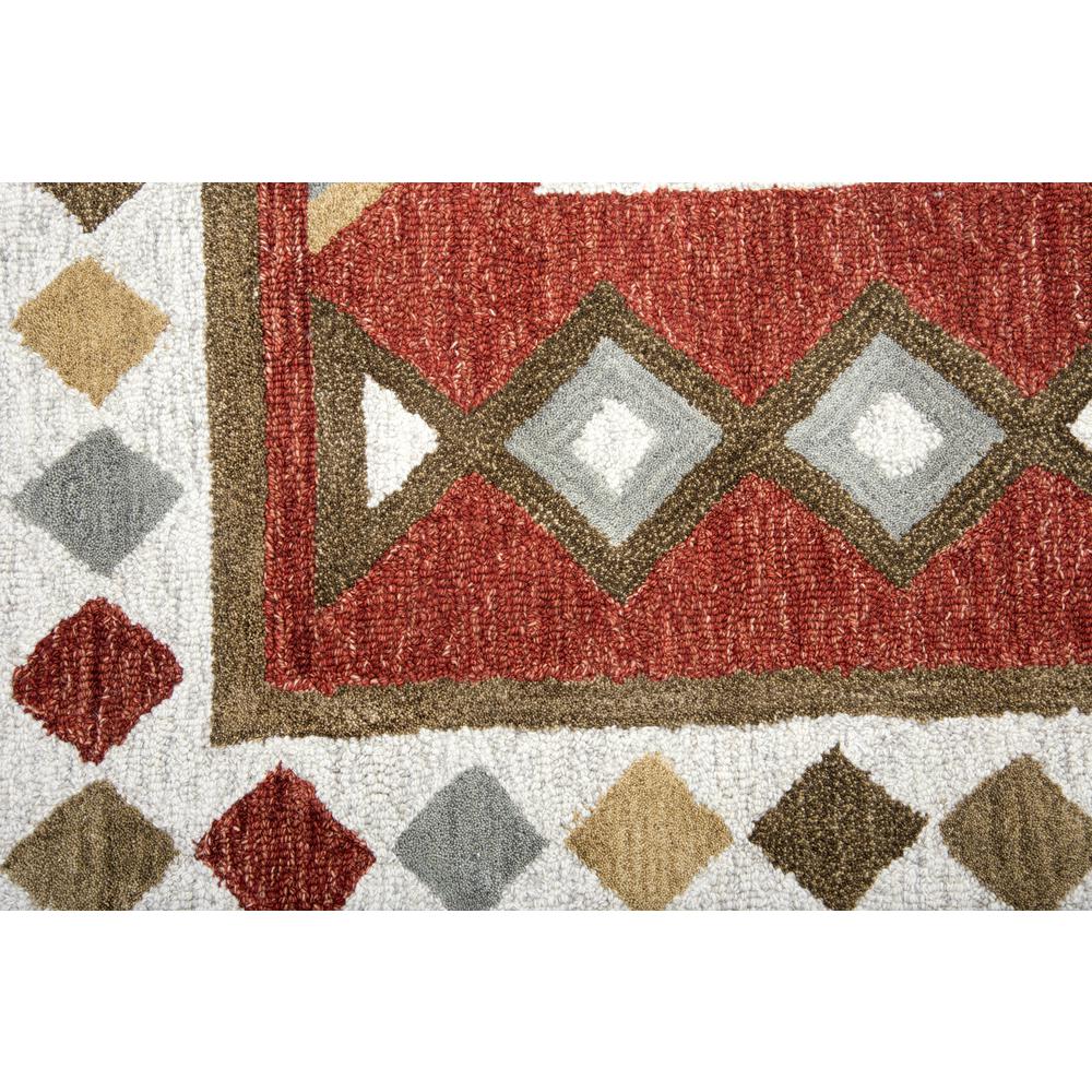 Durango Red 10' x 13' Hand-Tufted Rug- DR1004. Picture 2