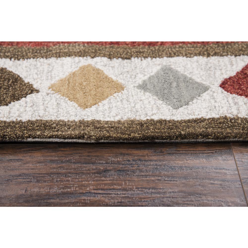 Durango Red 10' x 13' Hand-Tufted Rug- DR1004. Picture 5