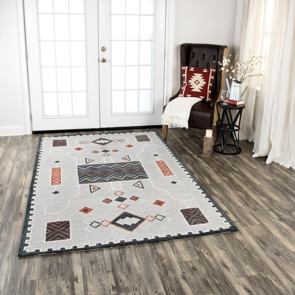 Durango Neutral 10' x 13' Hand-Tufted Rug- DR1005. Picture 6
