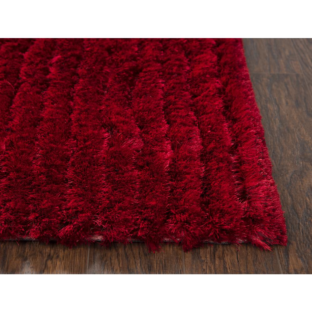 Eclipse Red 7'6"X9'6" Tufted Rug- EC1002. Picture 1