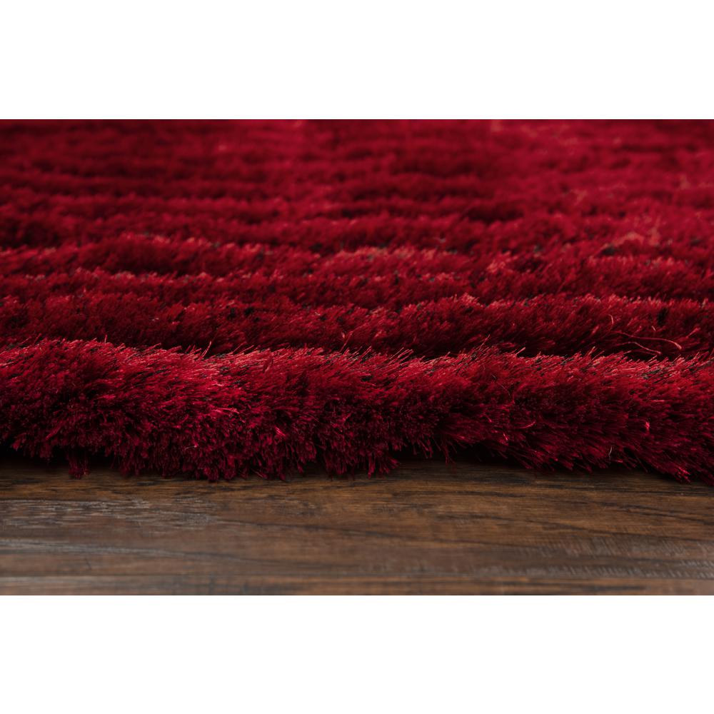 Eclipse Red 7'6"X9'6" Tufted Rug- EC1002. Picture 5