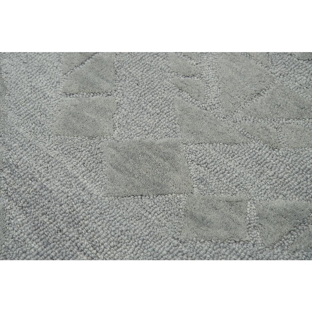 Hand Tufted Cut & Loop Pile Wool Rug, 10' x 13'. Picture 3