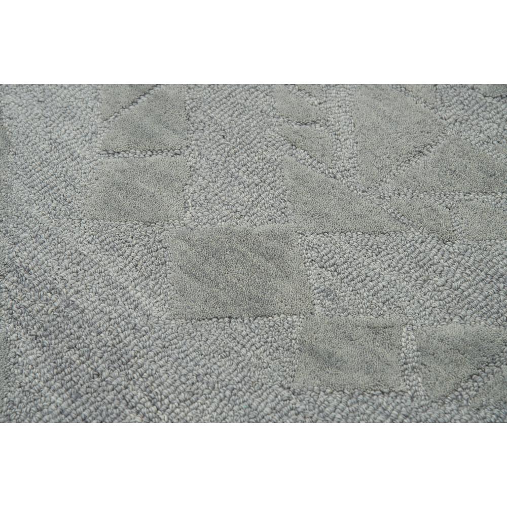 Hand Tufted Cut & Loop Pile Wool Rug, 10' x 13'. Picture 9
