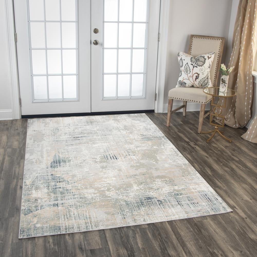 Glamour Gray 8'6" x 11'10" Power-Loomed Rug- GM1011. Picture 6