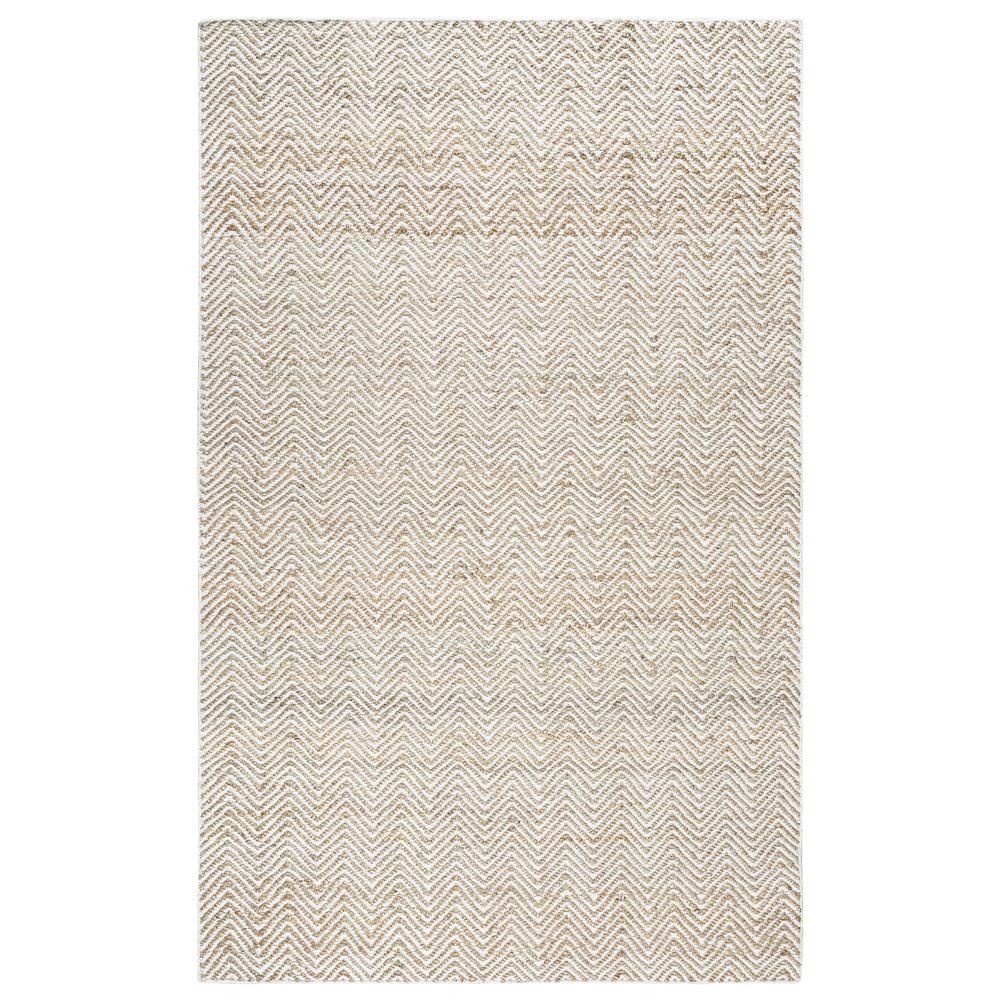Hand Woven Flat Weave Pile Jute/ Wool Rug, 8' x 10'. Picture 5