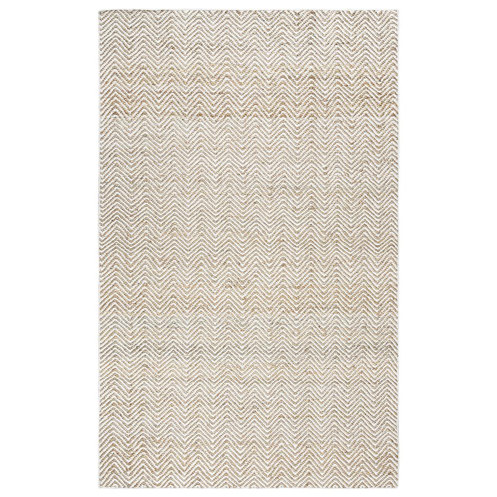 Hand Woven Flat Weave Pile Jute/ Wool Rug, 8' x 10'. Picture 13