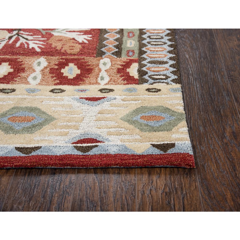 Itasca Red 8' x 10' Hand-Tufted Rug- IT1000. The main picture.