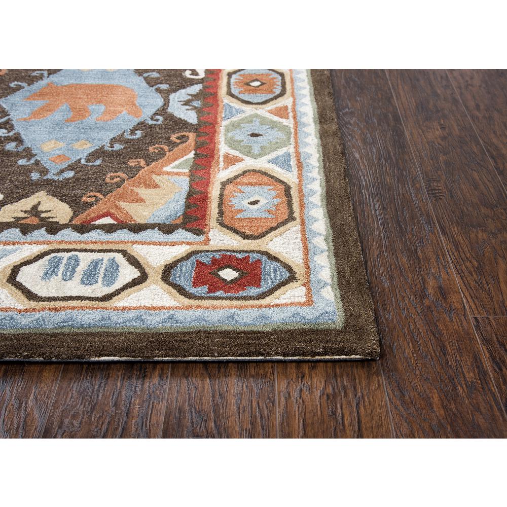 Itasca Brown 8' x 10' Hand-Tufted Rug- IT1001. Picture 7