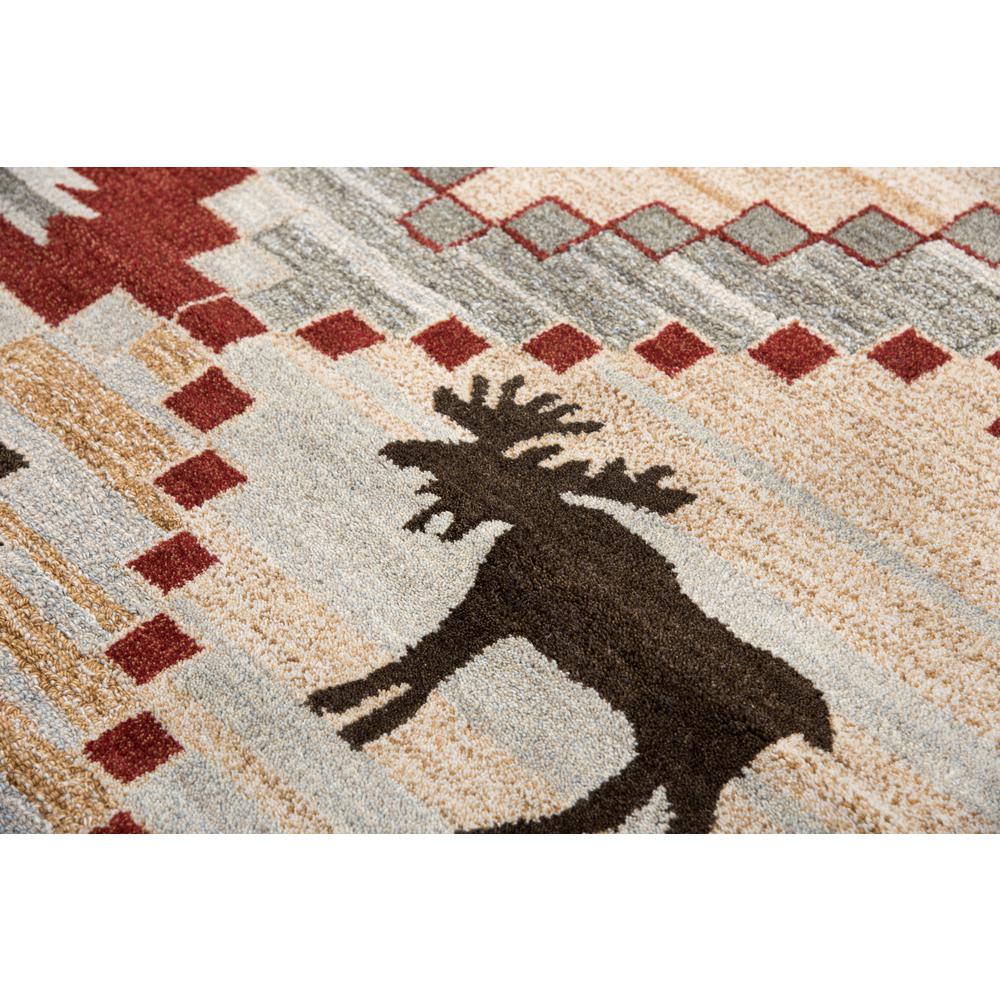 Itasca Red 8' x 10' Hand-Tufted Rug- IT1002. Picture 3