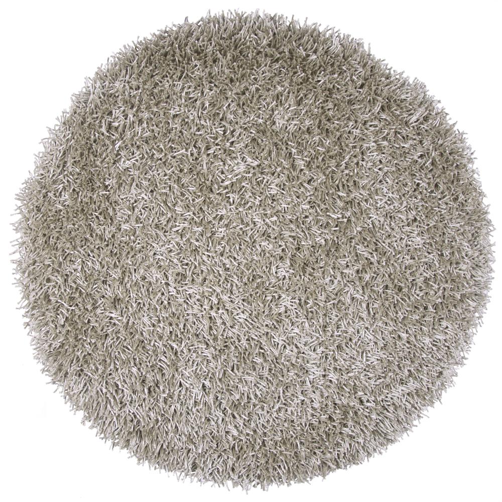 Kempton Neutral 3' Round Tufted Rug- KM2315. Picture 1