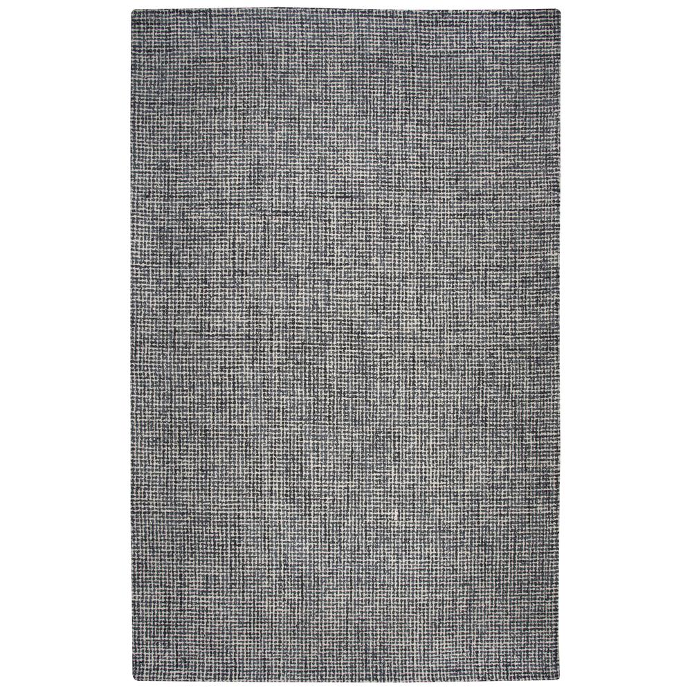 London Black 9' x 12' Hand-Tufted Rug- LD1013. Picture 3