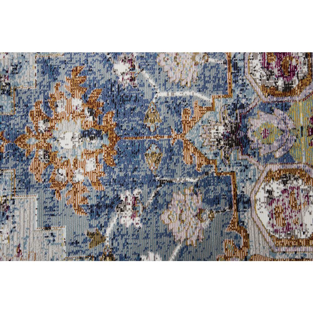 Morocco Blue 8'10"x11'10" Power-Loomed Rug- MR1001. Picture 3