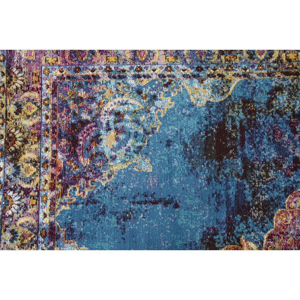Morocco Blue 8'10"x11'10" Power-Loomed Rug- MR1006. Picture 9