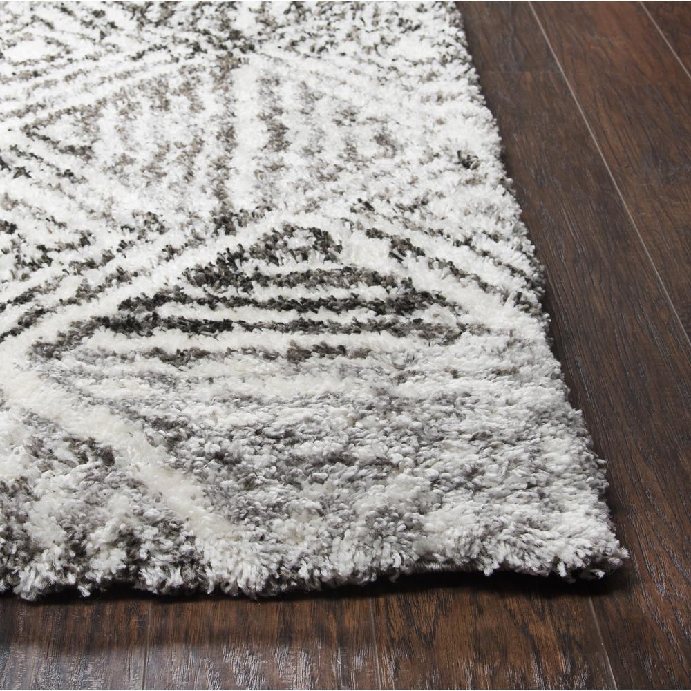 Midnight Black 7'10" x 10'6" Power-Loomed Rug- MT1008. Picture 1