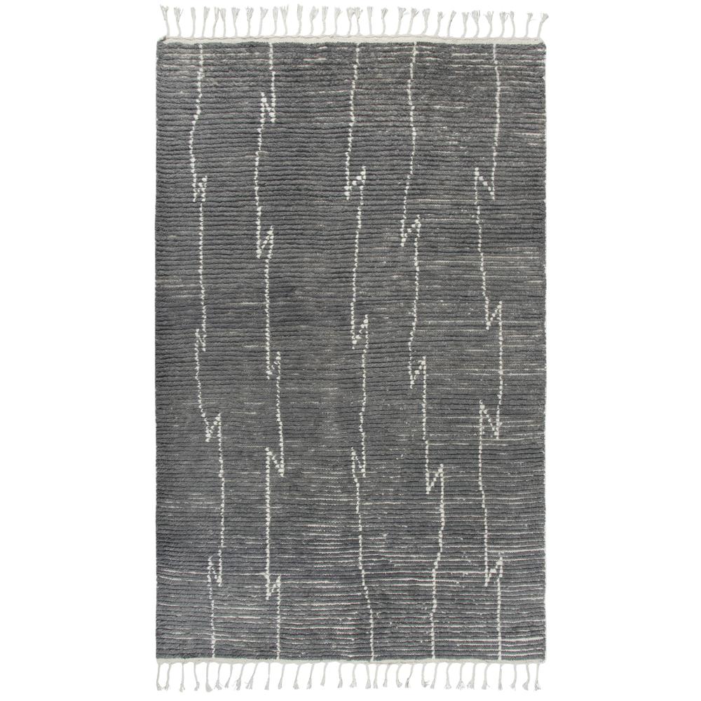 Nile Gray 8'9" x 11'9" Hand-Knotted Rug- NI1004. Picture 6
