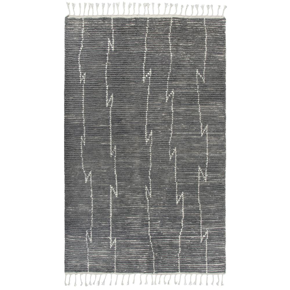Nile Gray 8'9" x 11'9" Hand-Knotted Rug- NI1004. Picture 14