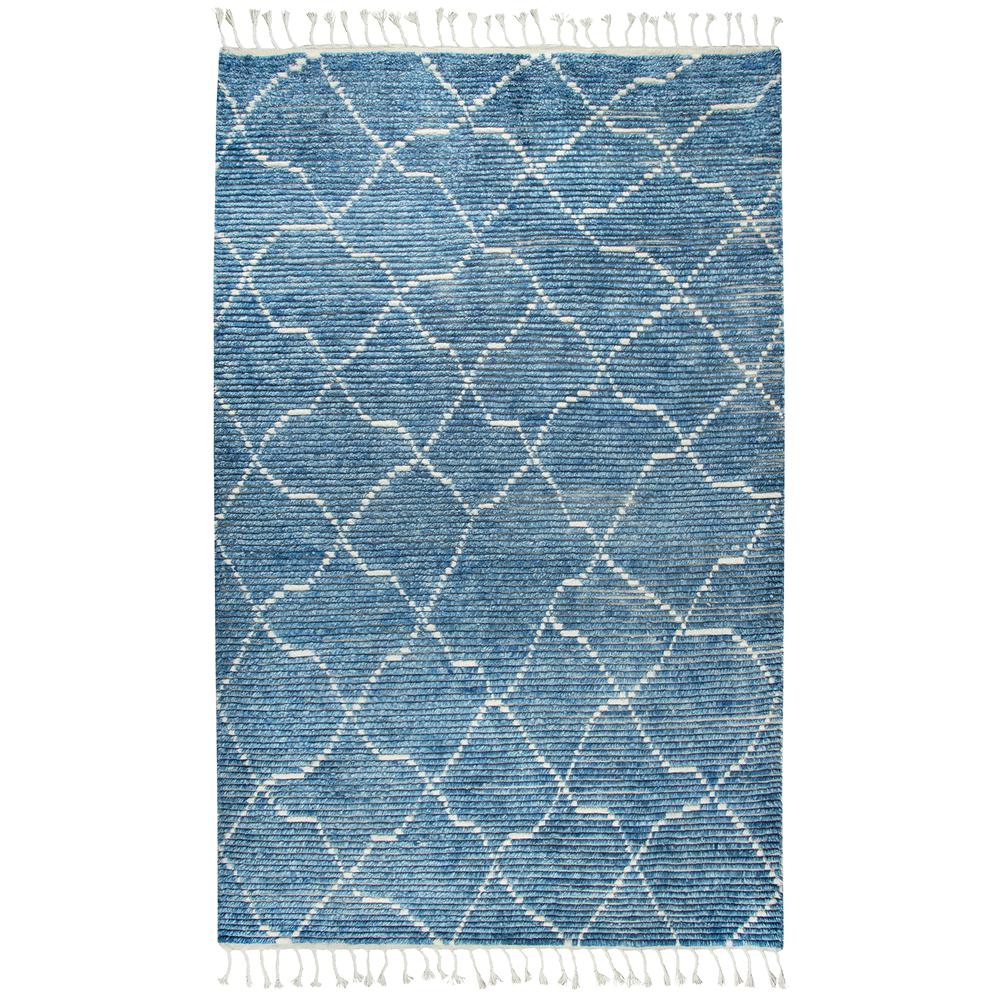 Nile Blue 8'9" x 11'9" Hand-Knotted Rug- NI1005. Picture 14