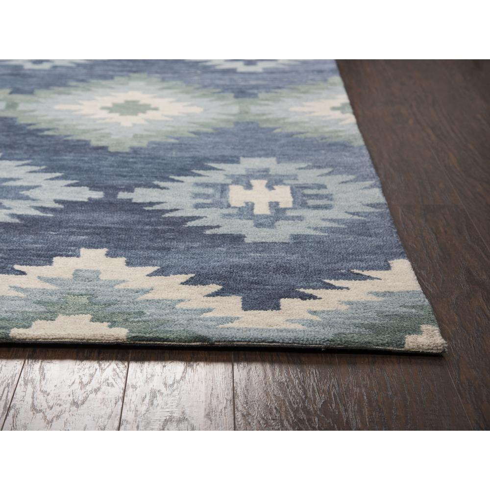 Napoli Blue 9' x 12' Hand-Tufted Rug- NP1024. Picture 1