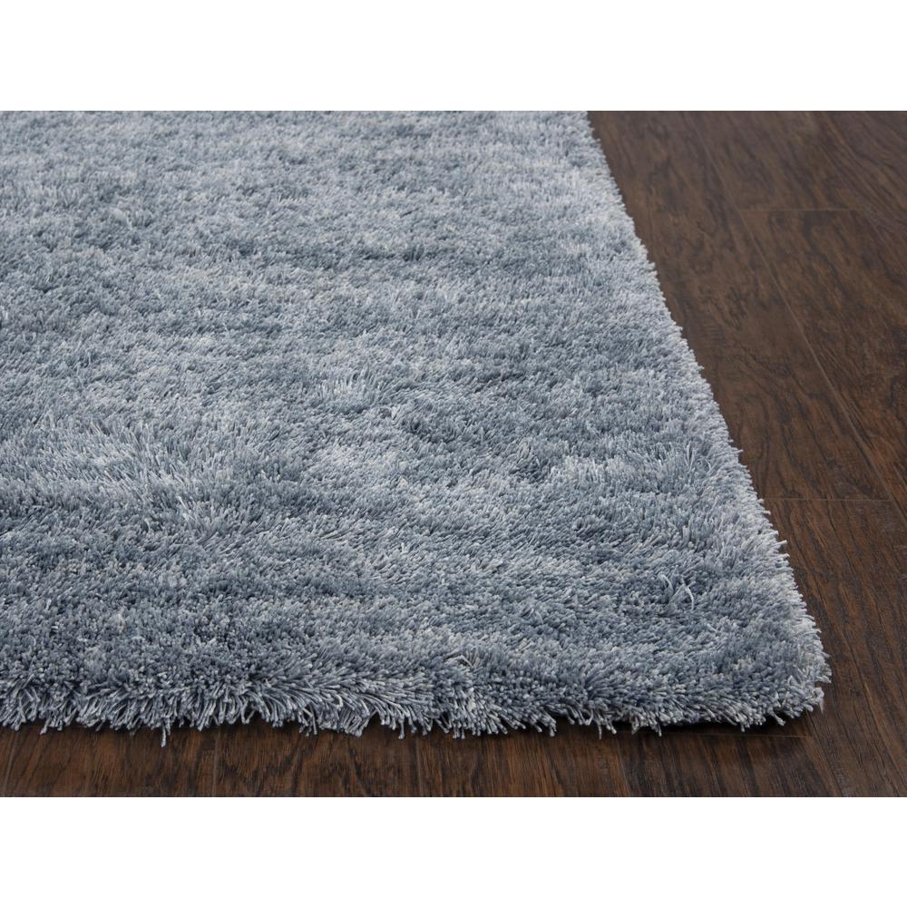 Hand Tufted Cut Pile Polyester Rug, 5' x 7'6". Picture 3