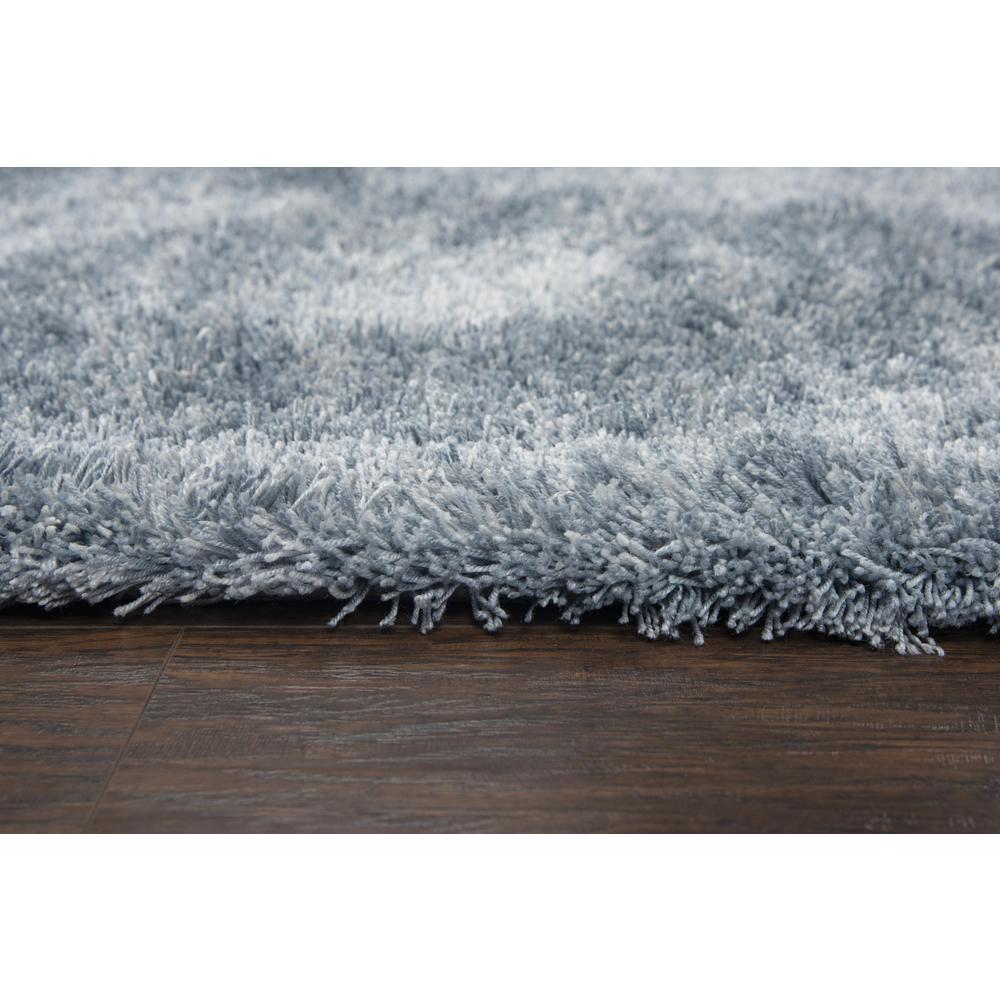 Hand Tufted Cut Pile Polyester Rug, 5' x 7'6". Picture 6