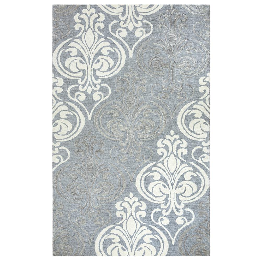 Plymouth Gray 9' x 12' Hand-Tufted Rug- PM1004. Picture 9