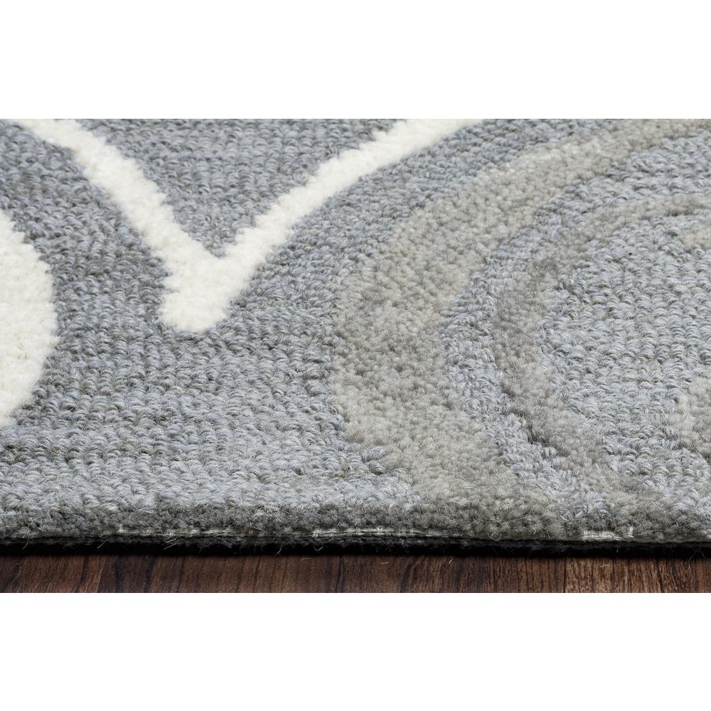 Plymouth Gray 9' x 12' Hand-Tufted Rug- PM1004. Picture 4