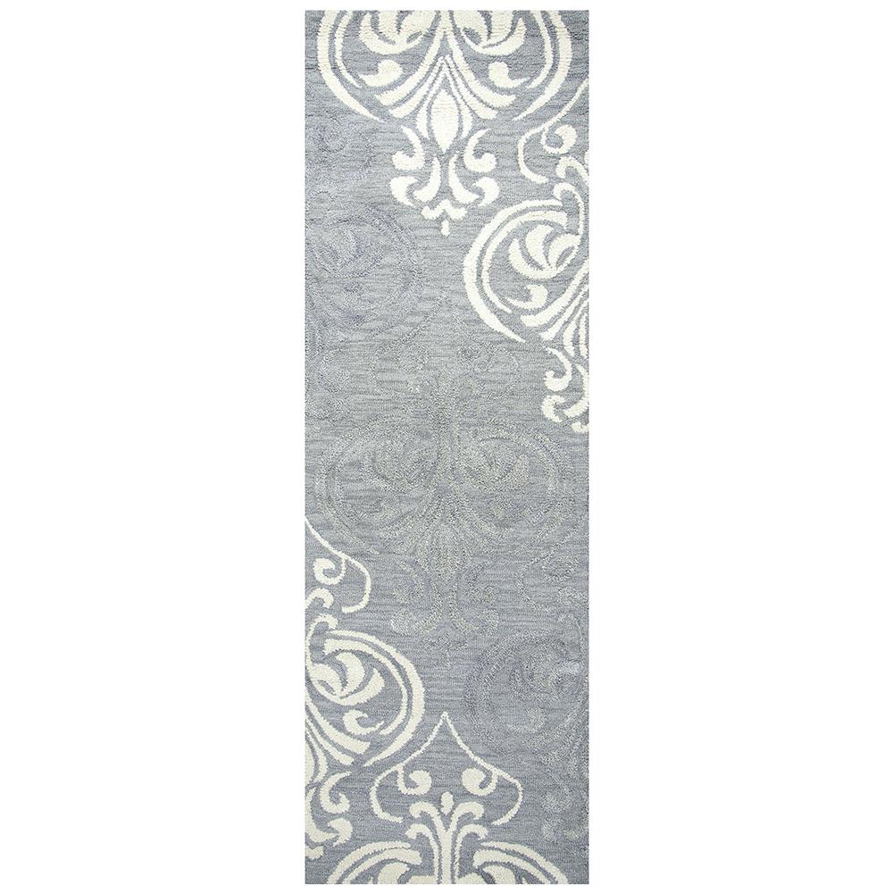 Plymouth Gray 9' x 12' Hand-Tufted Rug- PM1004. Picture 12
