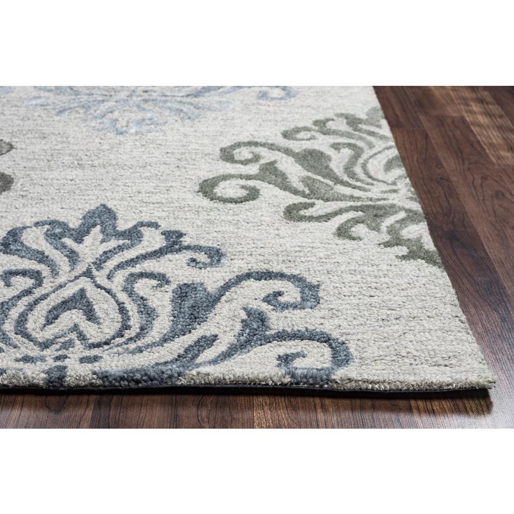 Plymouth Gray 9' x 12' Hand-Tufted Rug- PM1005. Picture 1