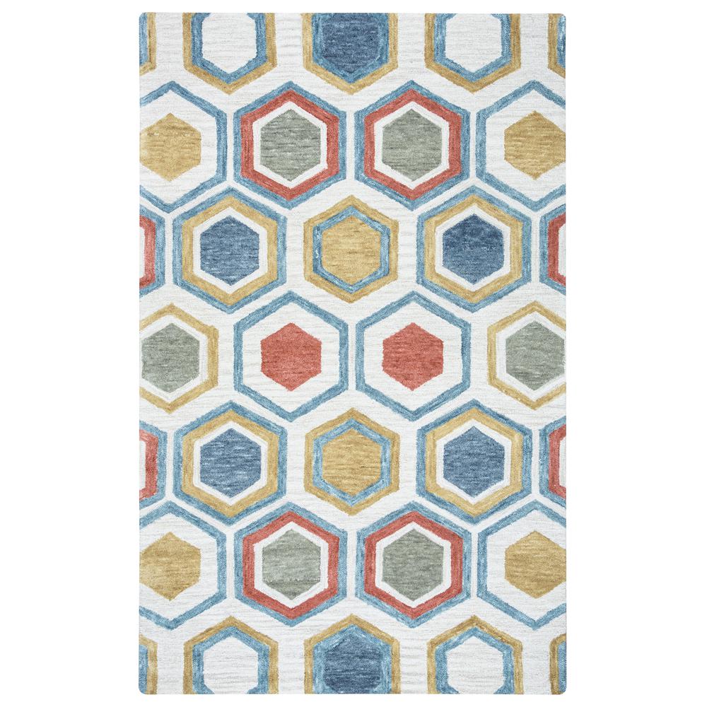 Plymouth Neutral 9' x 12' Hand-Tufted Rug- PM1008. Picture 3