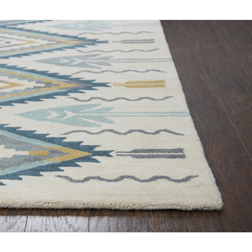 Ryder Blue 9' x 12' Hand-Tufted Rug- RY1010. Picture 1