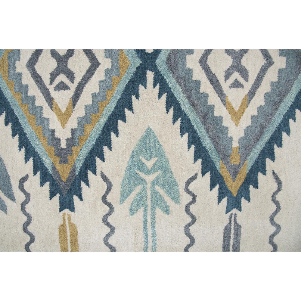 Ryder Blue 9' x 12' Hand-Tufted Rug- RY1010. Picture 2