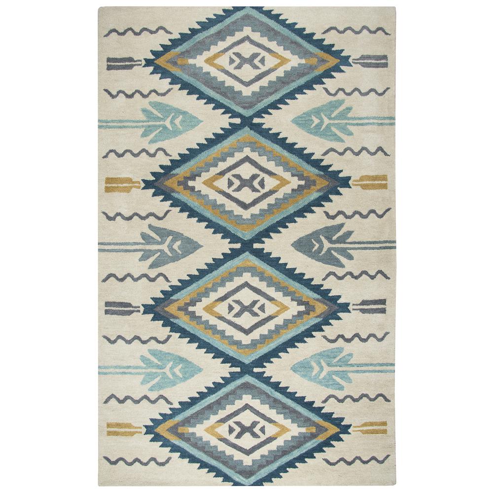 Ryder Blue 9' x 12' Hand-Tufted Rug- RY1010. Picture 9