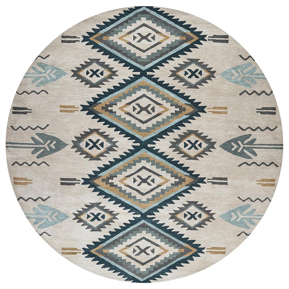 Ryder Blue 9' x 12' Hand-Tufted Rug- RY1010. Picture 11