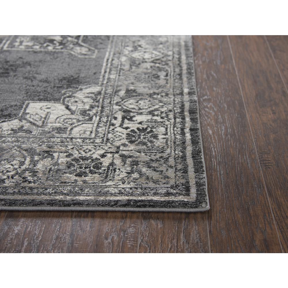 Swagger Gray 9'10" x 12'6" Power-Loomed Rug- SW1007. Picture 1