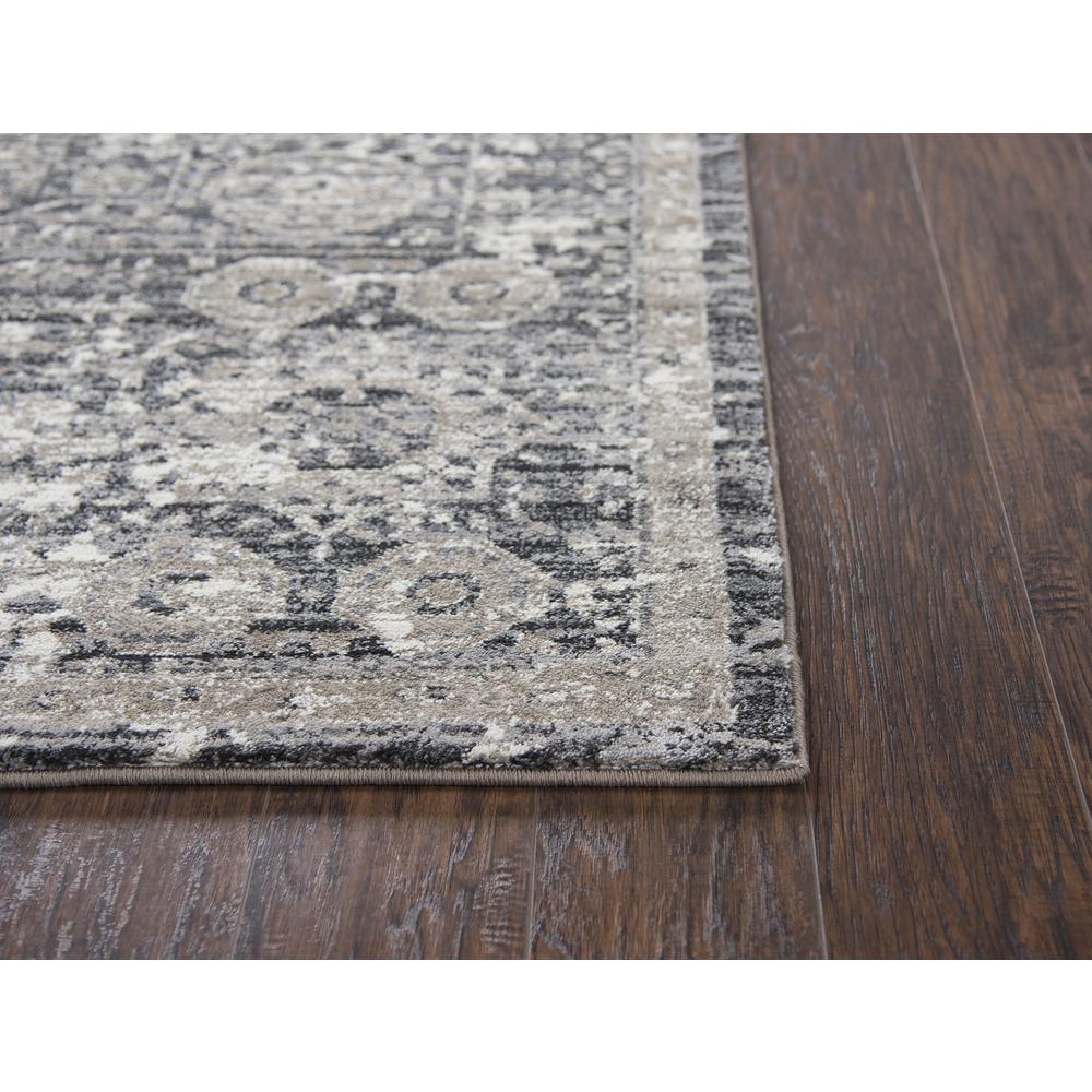 Swagger Gray 9'10" x 12'6" Power-Loomed Rug- SW1010. Picture 8