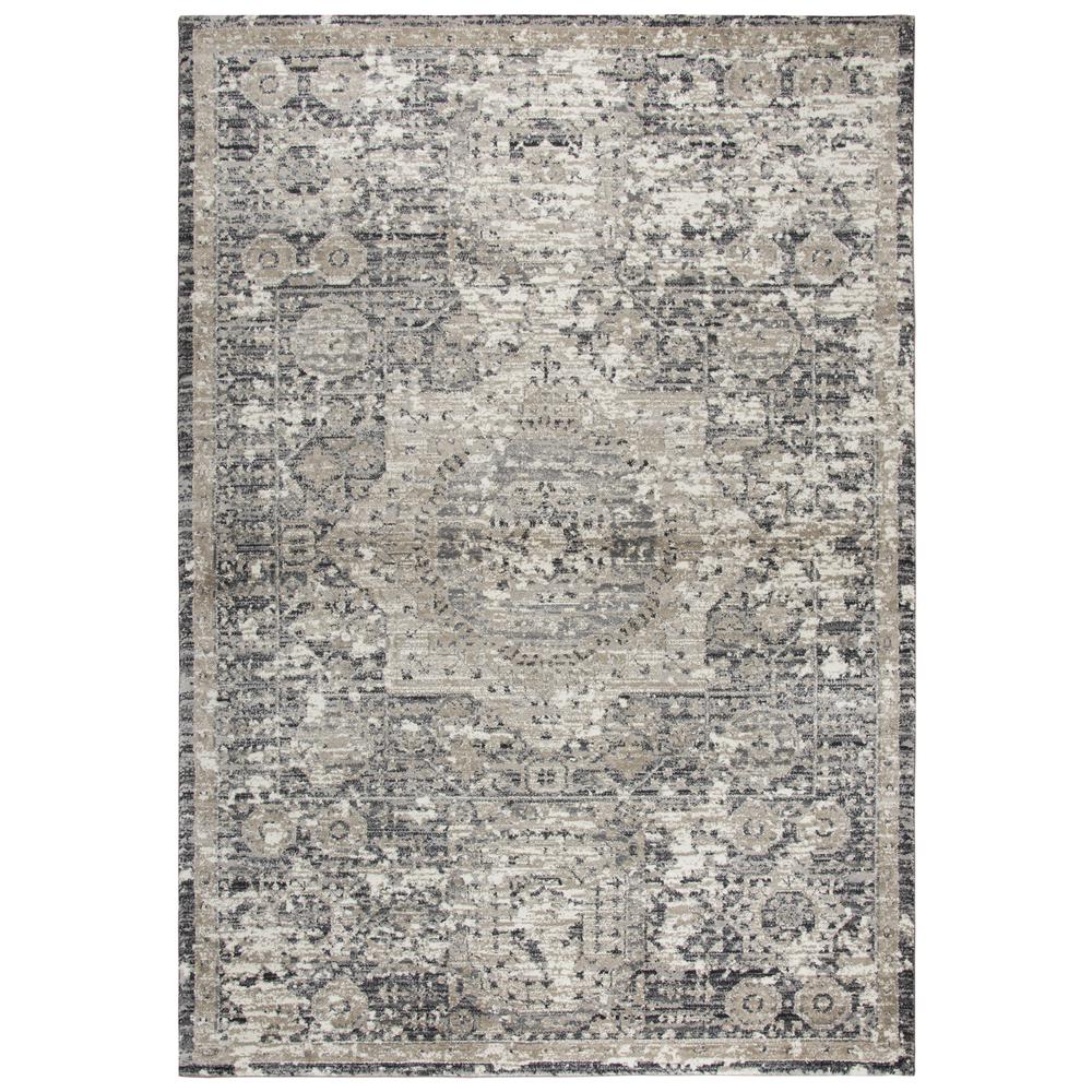 Swagger Gray 9'10" x 12'6" Power-Loomed Rug- SW1010. Picture 4