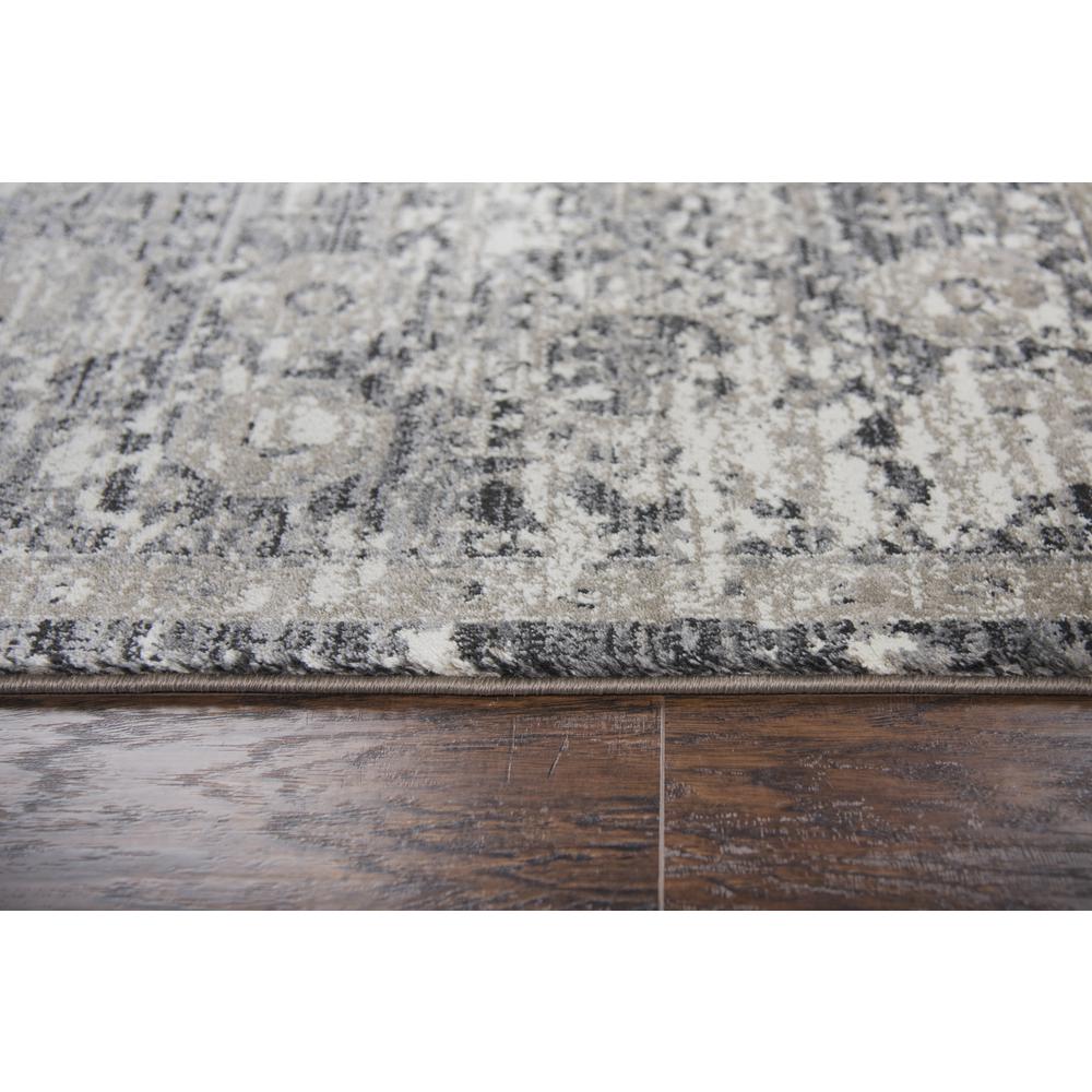 Swagger Gray 9'10" x 12'6" Power-Loomed Rug- SW1010. Picture 5