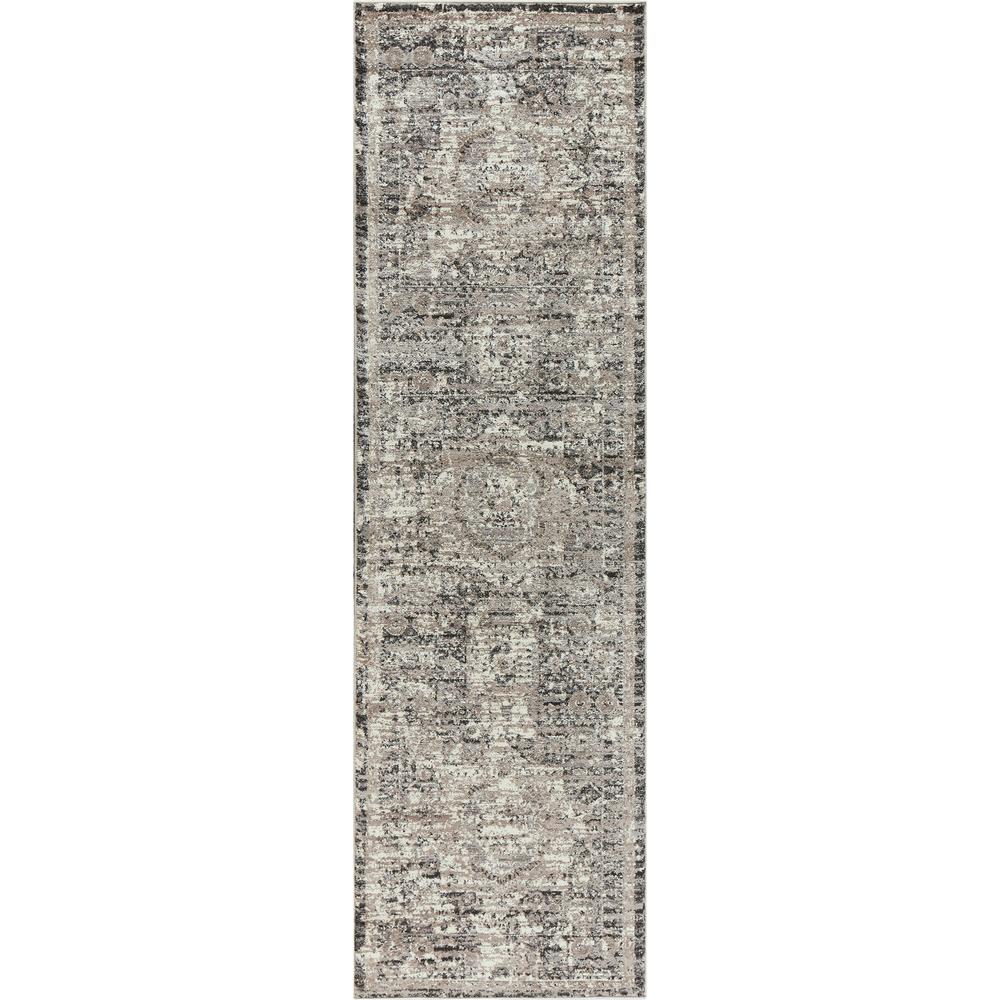 Swagger Gray 9'10" x 12'6" Power-Loomed Rug- SW1010. Picture 7