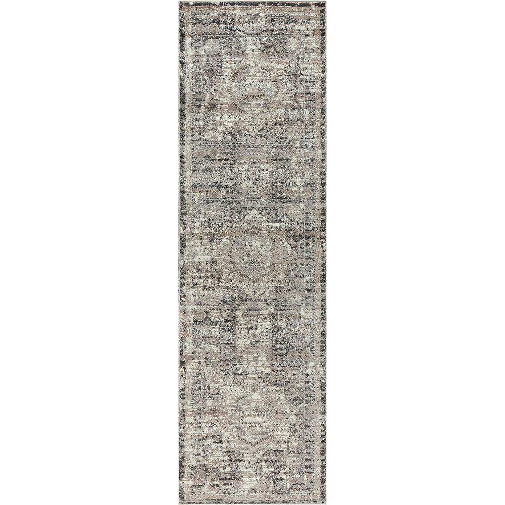 Swagger Gray 9'10" x 12'6" Power-Loomed Rug- SW1010. Picture 14