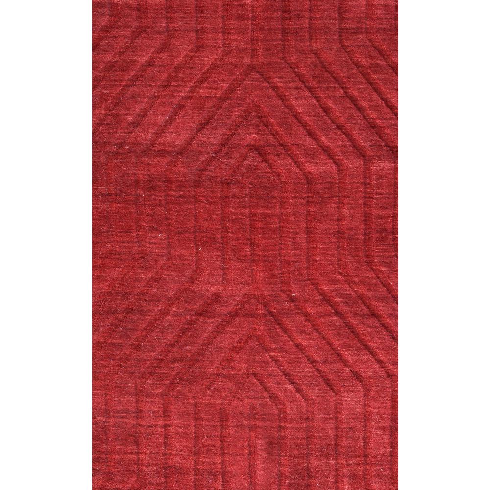Technique Red 9' x 12' Hand Loomed Rug- TC8575. Picture 2