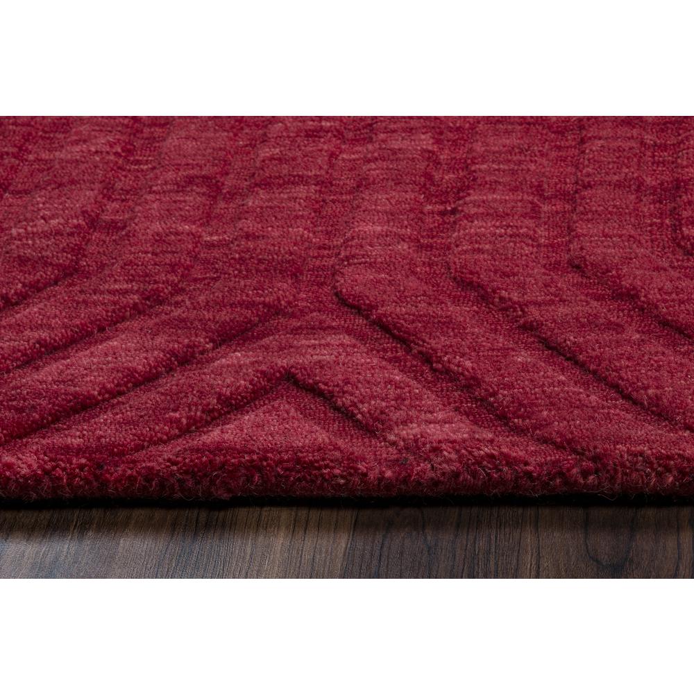 Technique Red 9' x 12' Hand Loomed Rug- TC8575. Picture 4