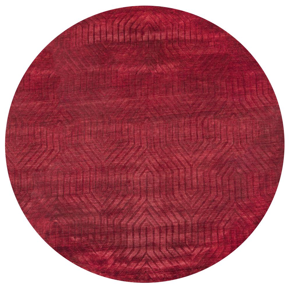 Technique Red 9' x 12' Hand Loomed Rug- TC8575. Picture 6