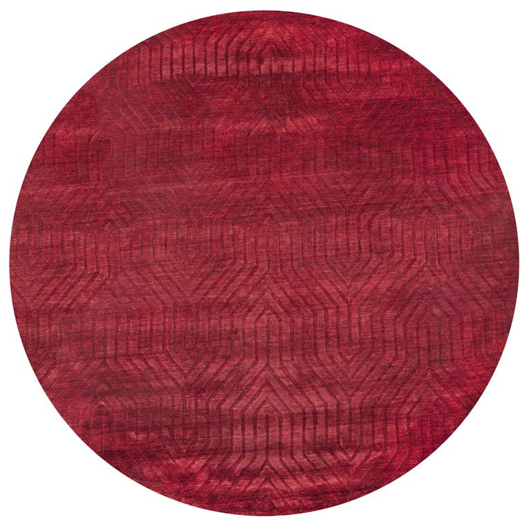 Technique Red 9' x 12' Hand Loomed Rug- TC8575. Picture 13