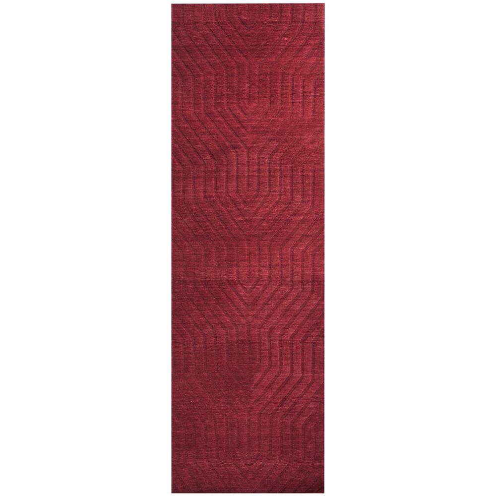 Technique Red 9' x 12' Hand Loomed Rug- TC8575. Picture 7