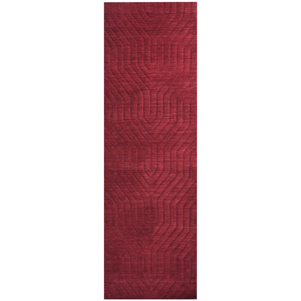 Technique Red 9' x 12' Hand Loomed Rug- TC8575. Picture 14
