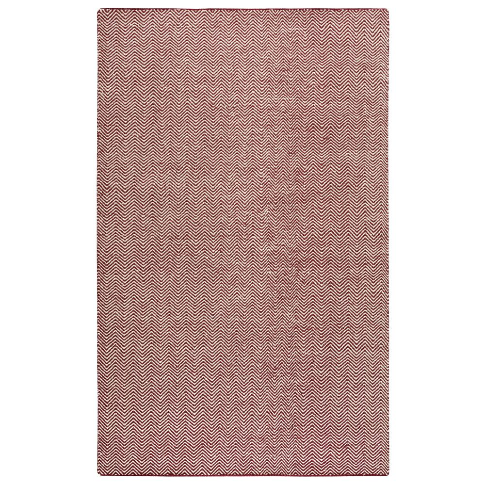 Twist Red 2'6" x 8' Hand Woven Rug- TW2967. Picture 1
