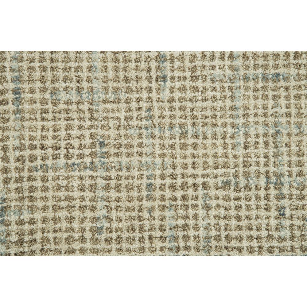 Hand Tufted Loop Pile Wool Rug, 5' x 7'6". Picture 5
